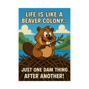 Beaver Colony Poster